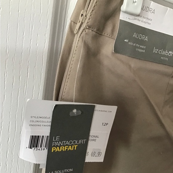 Womens Liz Claiborne Audra Capris NWT - Picture 5 of 6